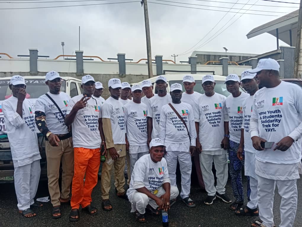 Pictures From The Just-Concluded 10,000 Solidarity Trek By The Youth And Students Of The YPM, Held In Abeokuta