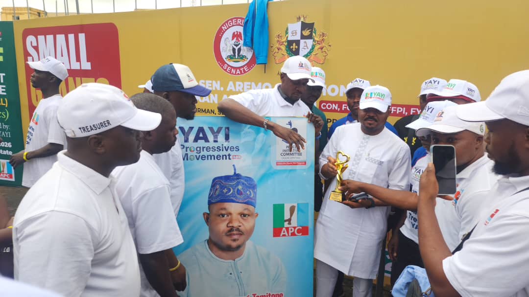 Pictures From The Just-Concluded 10,000 Solidarity Trek By The Youth And Students Of The YPM, Held In Abeokuta