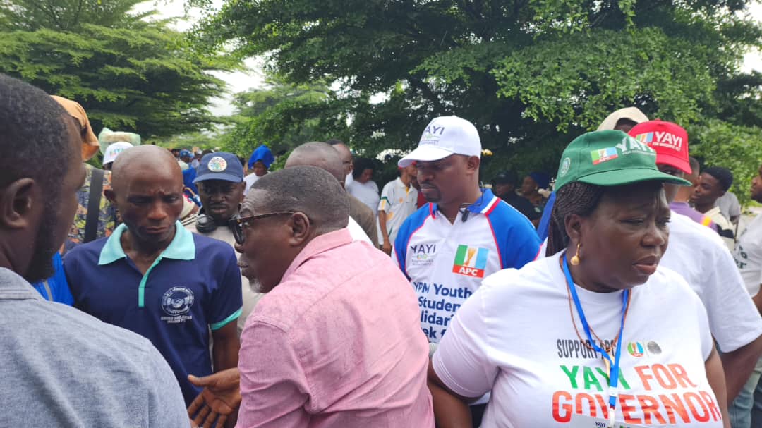 Pictures From The Just-Concluded 10,000 Solidarity Trek By The Youth And Students Of The YPM, Held In Abeokuta