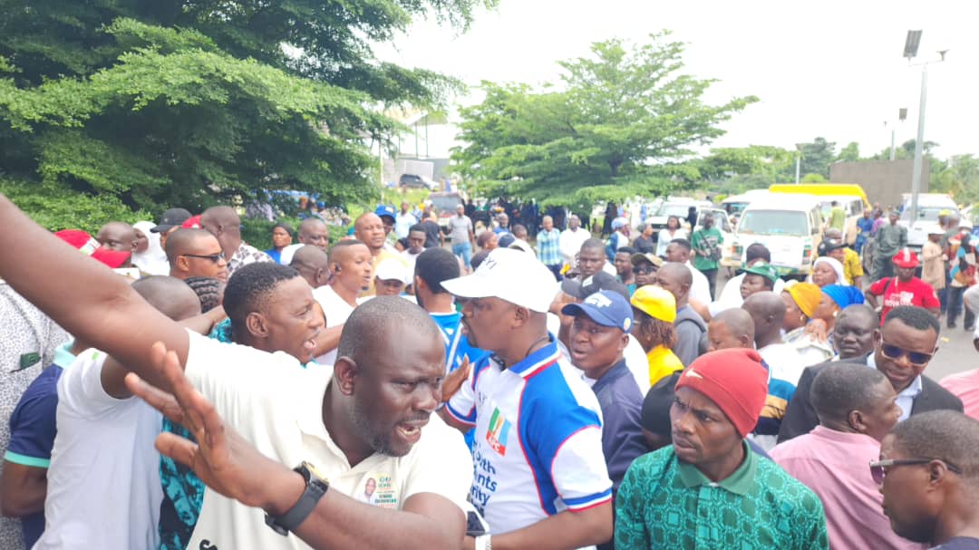 Pictures From The Just-Concluded 10,000 Solidarity Trek By The Youth And Students Of The YPM, Held In Abeokuta